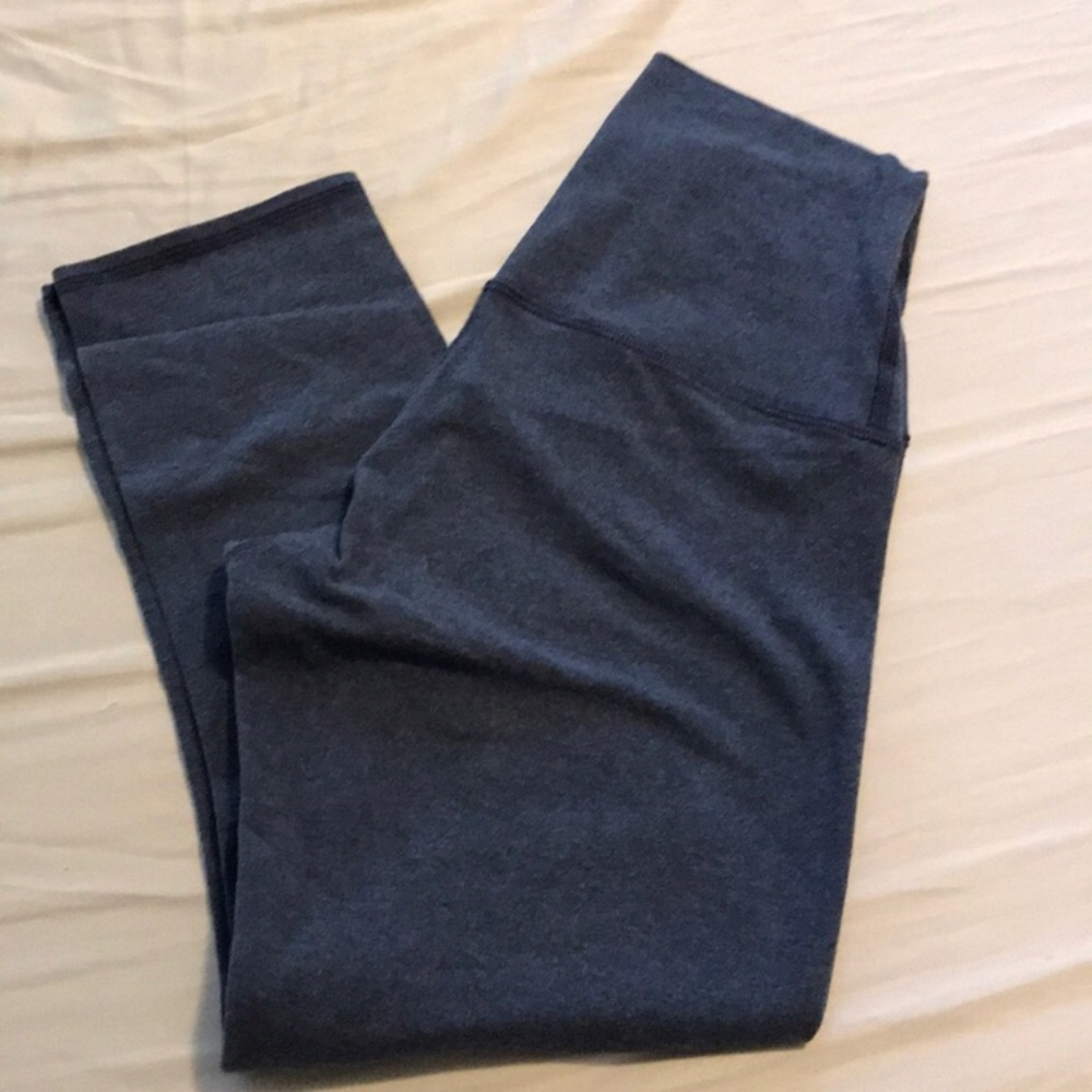 Lululemon wunder under cotton cropped pants